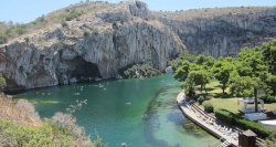 Vouliagmeni thermal lake