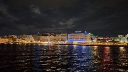 Central Evia, Chalkida by night