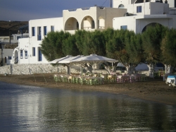 Kythnos, taverna on the beach