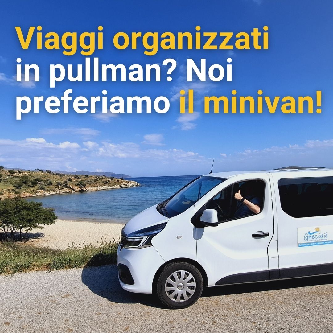Viaggi organizzati in pullman? Noi preferiamo il minivan!